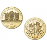 Венская Филармония: золотые 7.78 гр монеты