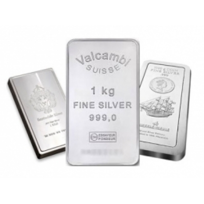 Выкуп серебряных слитков/ серебро 1 кг
