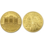 Выкуп монет Филармоникер, золото, 1/2 oz, Австрия, 15,55 гр., , проба 9999