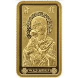 Монета Беларусь 50 рублей 2012 `Икона Пресвятой Богородицы Владимирская 