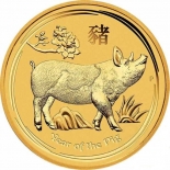 Скупка монеты и «Год Свиньи» 2019 г.в., 31.1 г чистого золота (проба 0.9999)