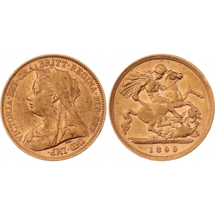 Покупаем Соверен: золотая монета 7.325 гр 917 проба